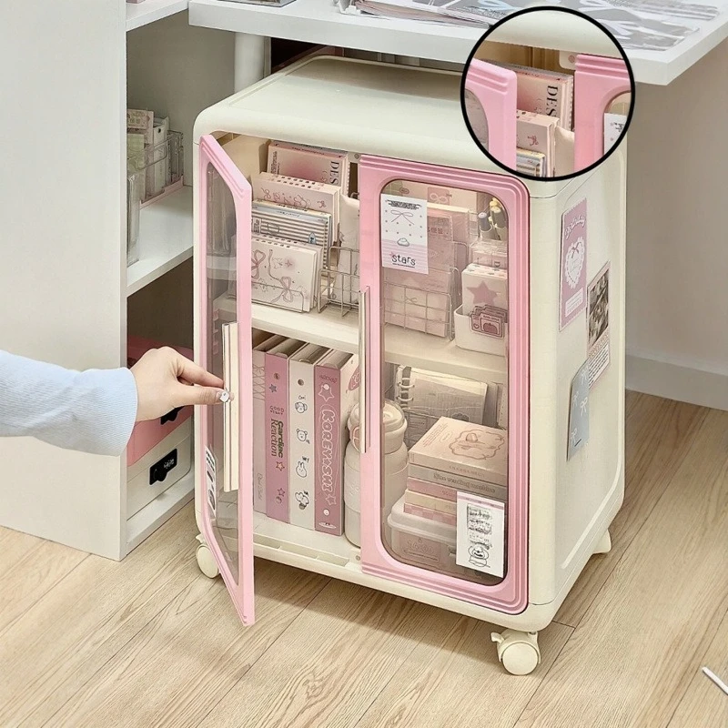 خزانة تخزين، خزانة منزلية إبداعية، سعة كبيرة، رف متعدد الطبقات، صندوق تخزين متعدد الوظائف #4