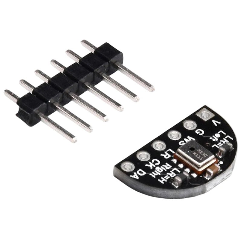 I2S Interface Microphone Module Low Noise High Sensitivity 140dB SPL 57dB SNR for Audio Collection Embedded Project Development