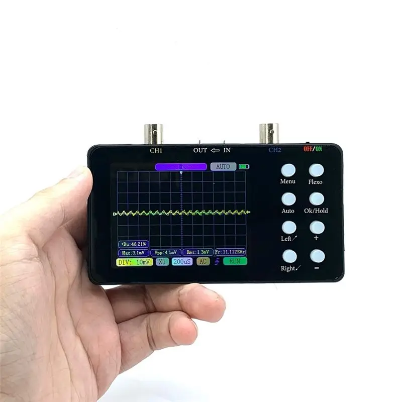 A19F-Digital Oscilloscope Dual-Channel 50M Sampling Rate 10M Analogue Bandwidth 6A Current Waveform Measurement