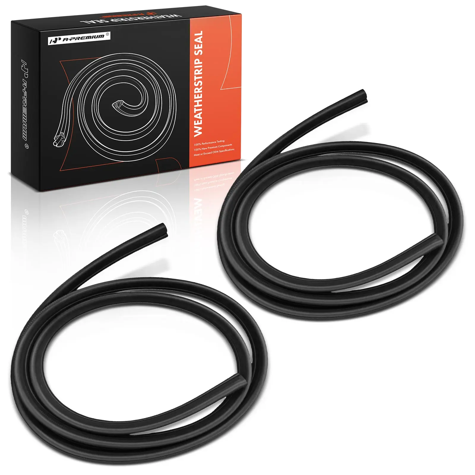 A-Premium 2pcs Rear Driver & Passenger Side Door Weatherstrip Seal for Nissan Sentra 2020-2024