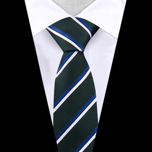 Cà vạt thời trang cho nam giới thương hiệu mới sọc phong cách mới nhất cà vạt màu xanh lá cây nam paisley hoa phù hợp với nơi làm việc đám cưới dot cravat 6 Bán hàng chính buộc màu xanh lá cây - 1