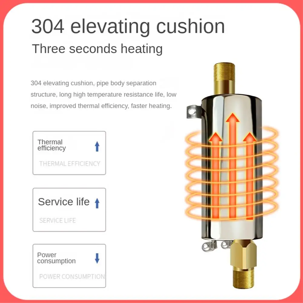 

AA89-3800 Вт электрический водонагреватель мгновенный водонагреватель для кухни, ванной комнаты, душа, проточный водонагреватель 220 В, вилка европейского стандарта