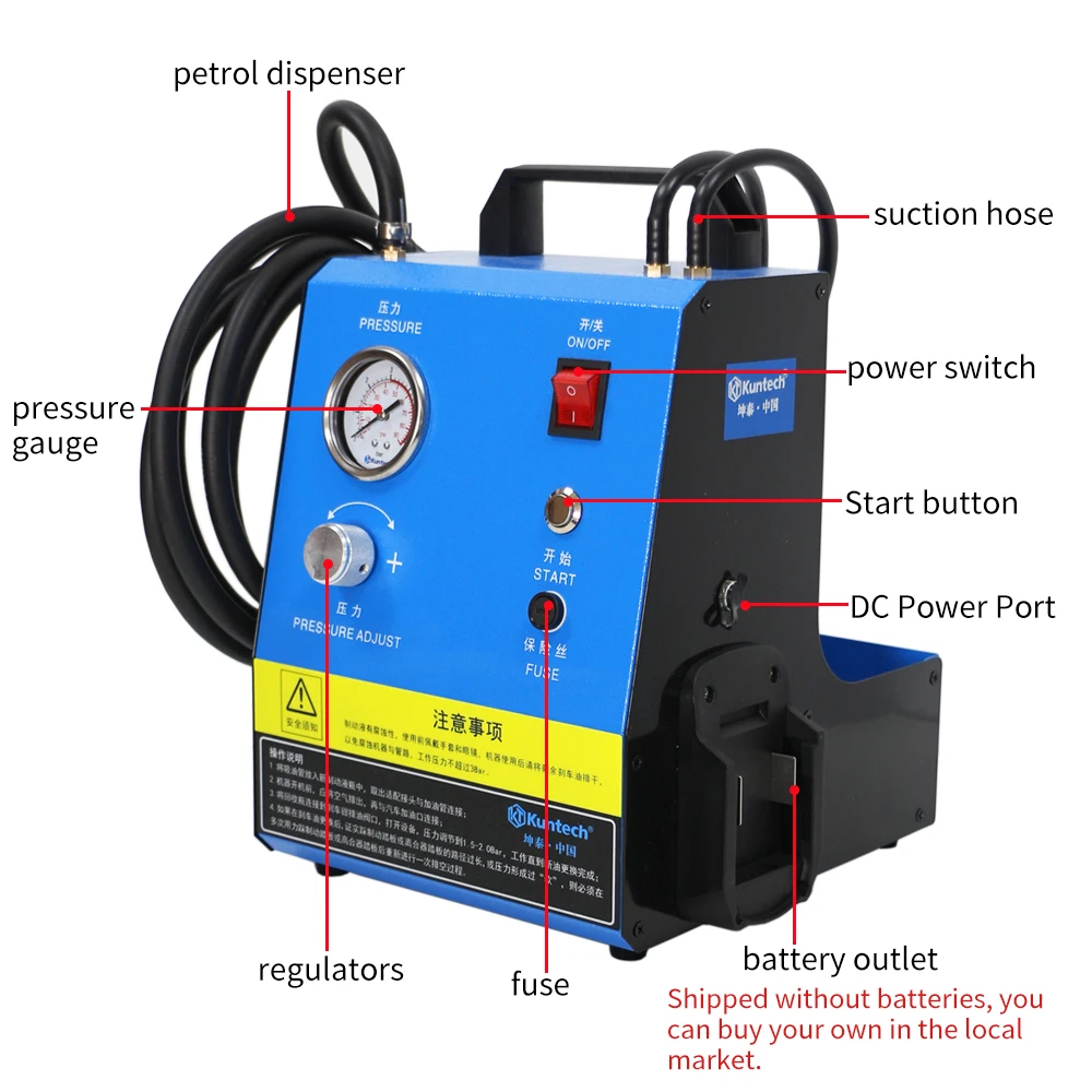 Mesin Pengganti Oli Mobil TLF Otomatis Berdenyut Empat Pompa Pengganti Oli Rem Mesin Pengisi Cairan Rem Mobil