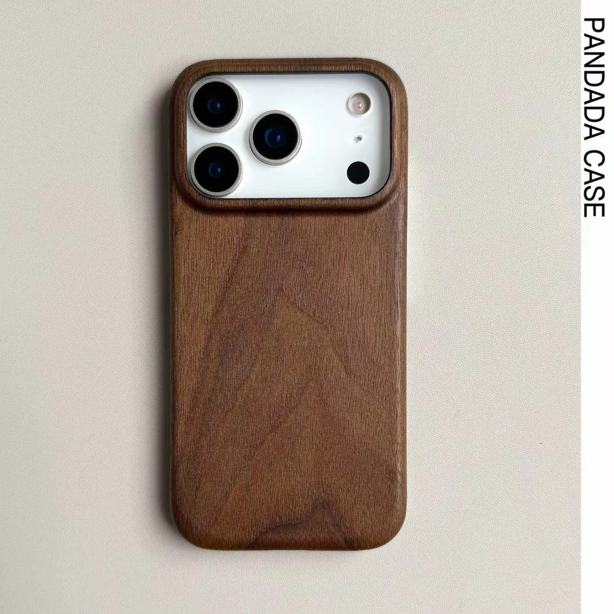 

Suitable for iPhone, walnut wood phone case, magnetic phone case.