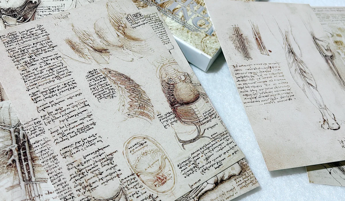 30 листов/лот Леонардо да Винчи эскиз живопись открытка винтажная художественная поздравительная открытка сообщение подарочные открытки для украшения своими руками