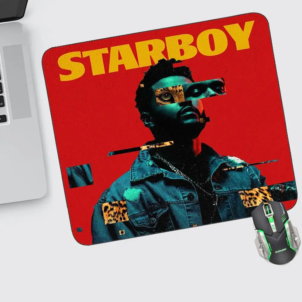 

The Weeknd Mouse Pad Small Gaming Accessories Keyboard Computer Offices Desk Mat Pc Gamer Non-slip Rubber Mousepad