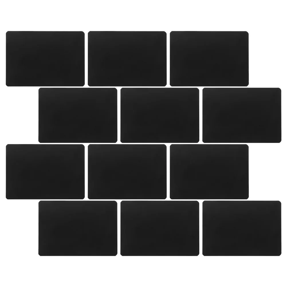 

12pcs Price Tag Sign Display Shelf List Supermarket ABS Holder Erasable Board Bulk Food Promotional Mini Chalkboard Desktop