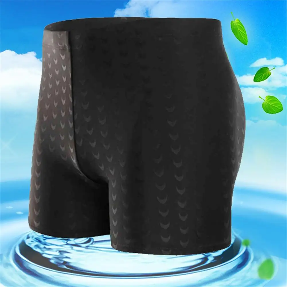 Casual Swimming Trunks Summer Clothing High Elasticity Quick-drying Men Short Boxer Swimming Trunks  Surf Shorts Knee Length