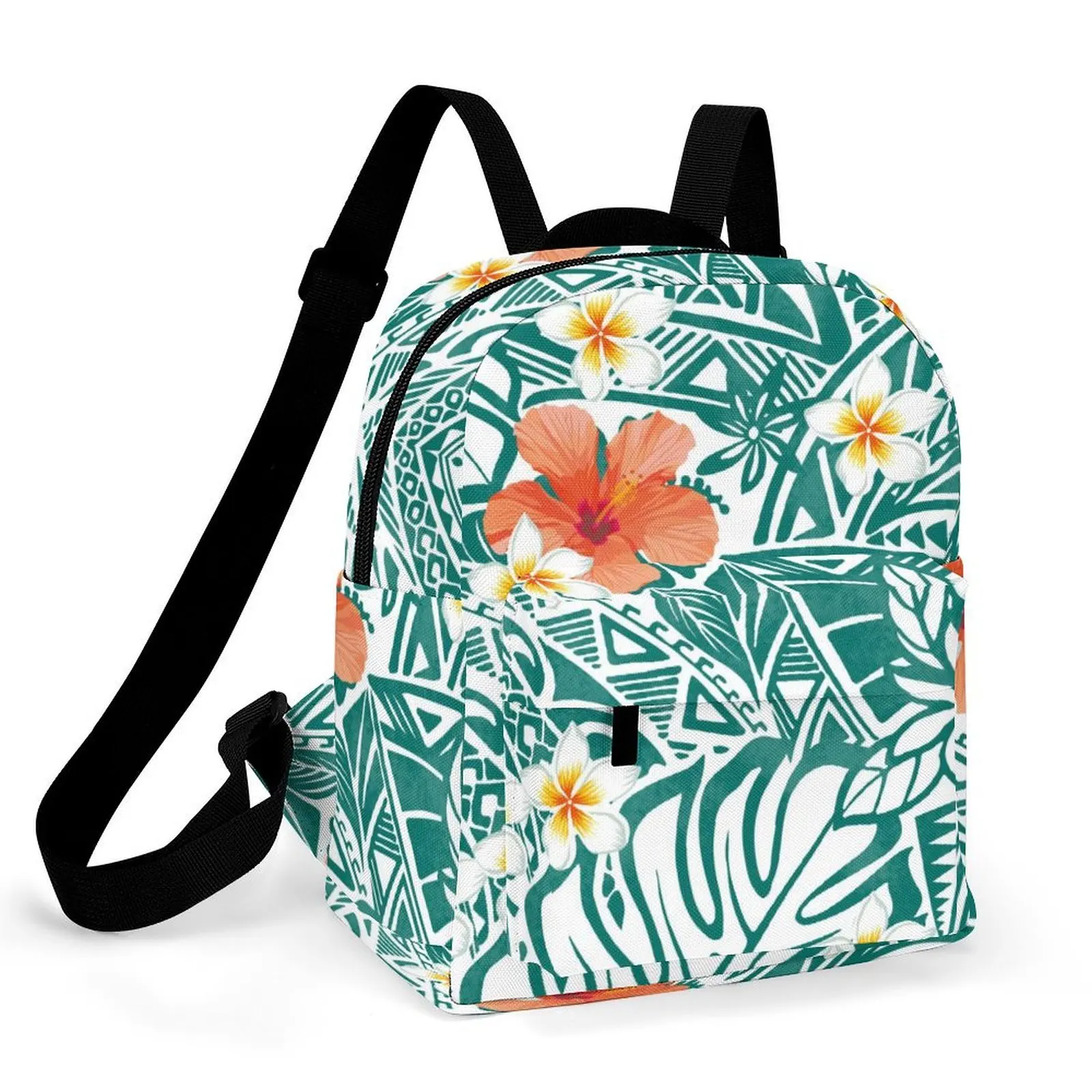 حقائب ظهر نسائية غير رسمية مخصصة من بولينيزيا نمط شعار نص صور عالية الجودة متينة مقاومة للاهتراء حقائب ظهر عصرية #1