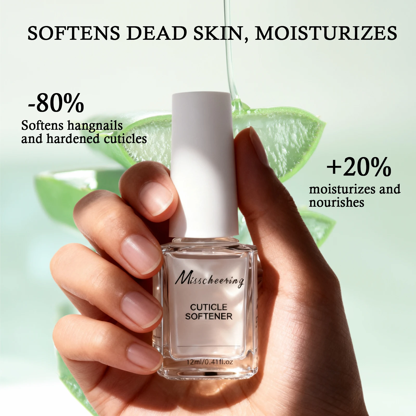 الألوة فيرا نمو الأظافر الأبيض إصلاح تليين وكيل عادي طلاء الأظافر سريع الجفاف 12 مللي الحصول على إصلاح قوي العناية بالأظافر تصلب ماني