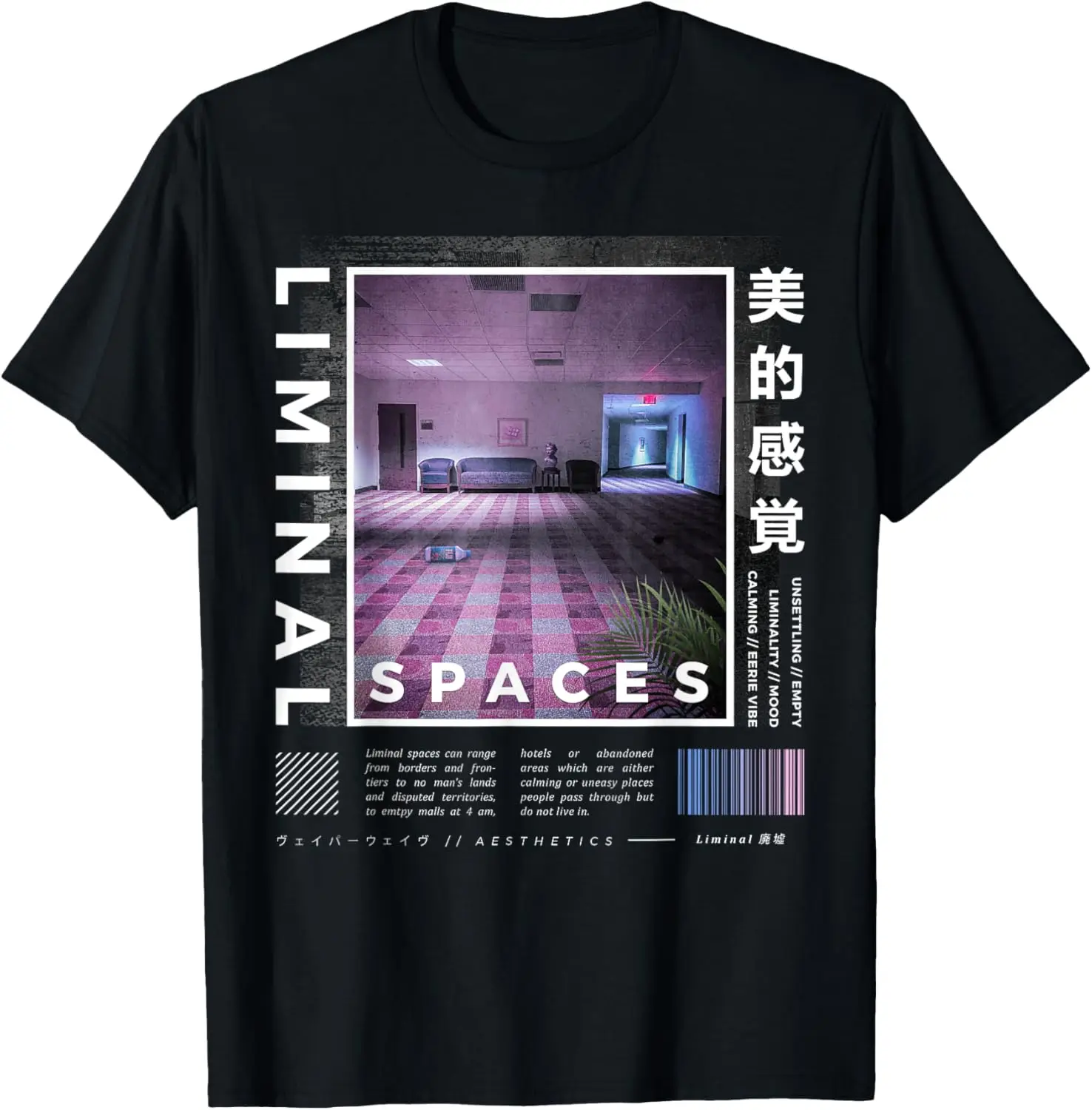 المساحات الليمائية، Vaporwave، تي شيرت ريترو