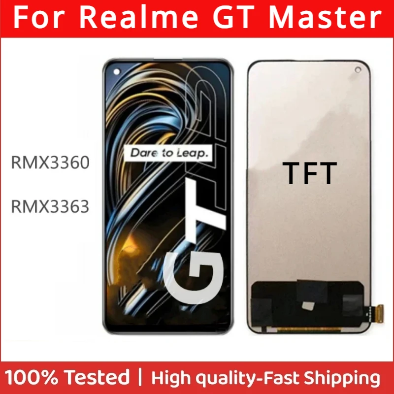 

6.43" TFT LCD For Realme GT Master Edition LCD Display Touch Screen Assembly Replacement For Realme RMX3360 RMX3363 LCD