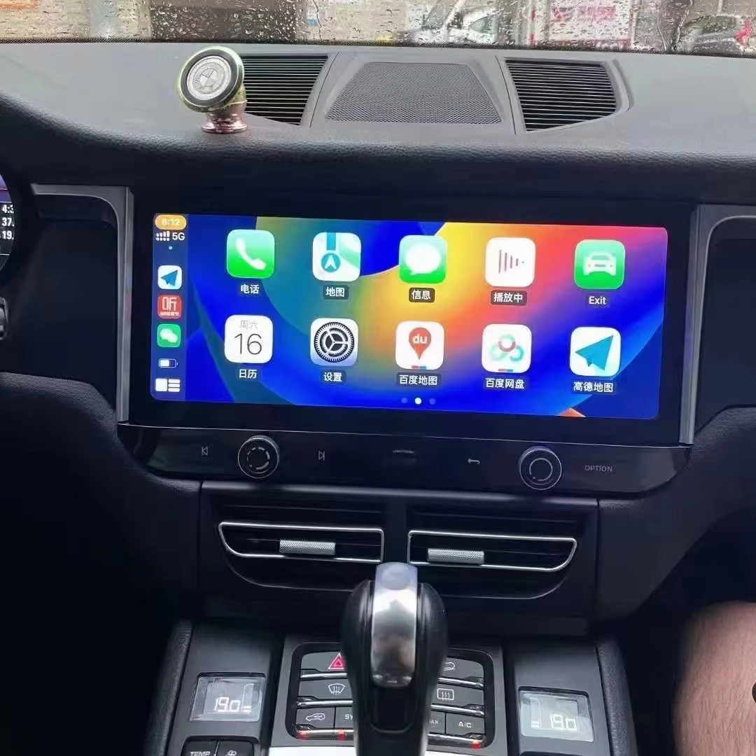 مناسبة لـ-Porsche Macan 2014-2018 ترقية التحكم المركزي شاشة كبيرة نظام أندرويد التحكم الملاحة مشغل الوسائط المتعددة #3