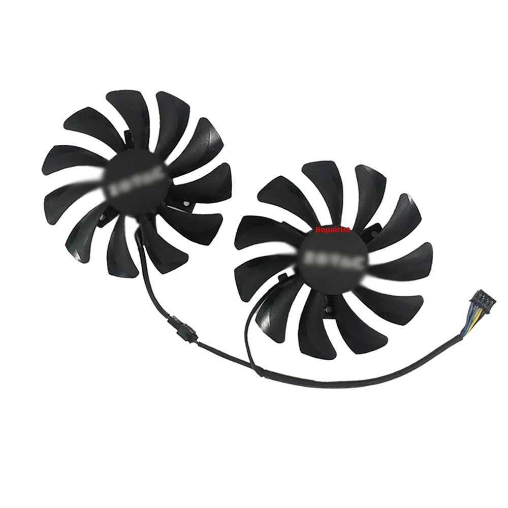 2Pcs/Set GA91S2H,PLD09210S12HH,GPU Cooler,Video Card Fan,For JIESHUO RX 5500 XT RX5500XT 8G Gaming,For Minzhou RX 580 8GB