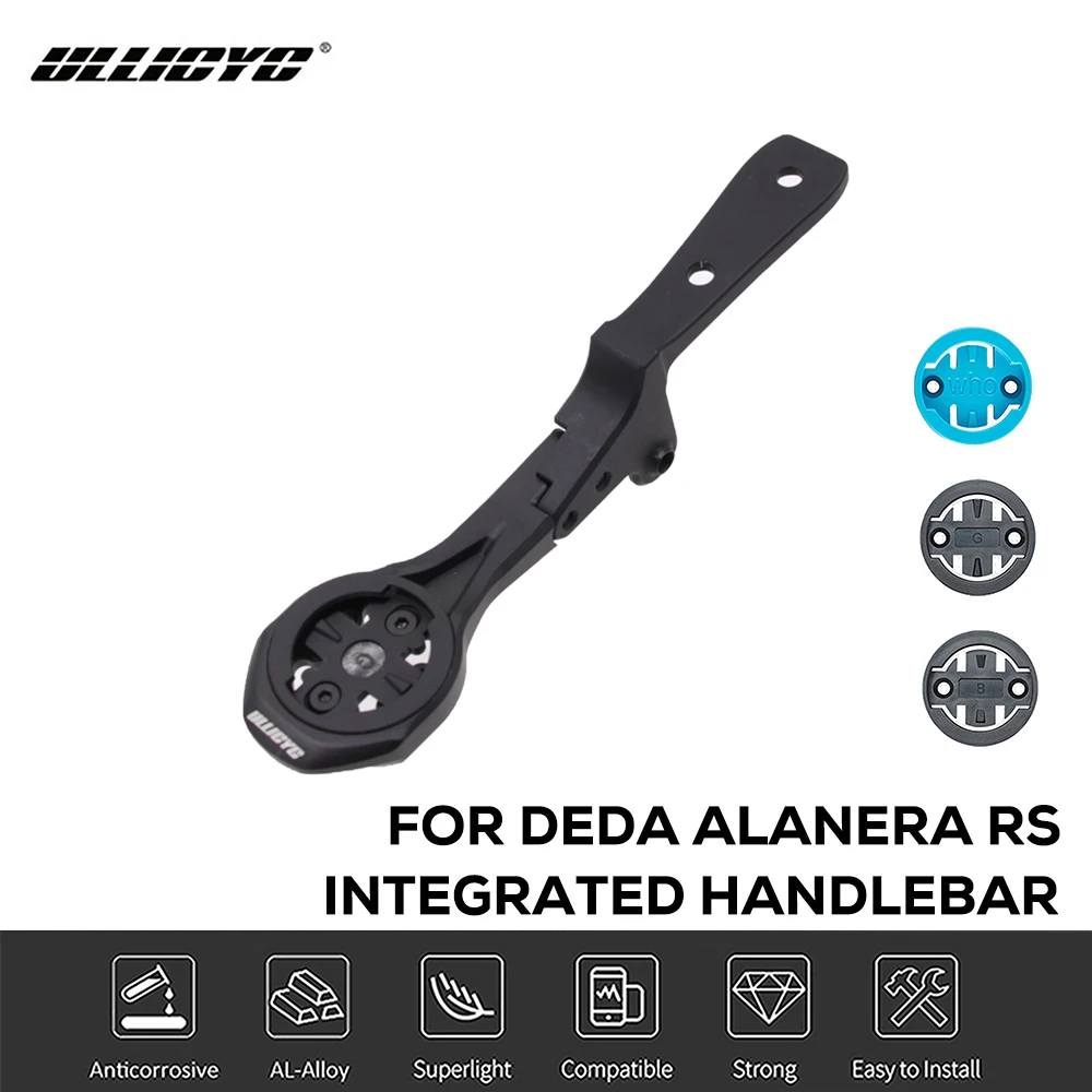 

Переднее алюминиевое сплав для DEDA ALANERA RS, встроенное крепление для компьютера на руль, совместимое с GPS/Garmin/Bryton/Wahoo