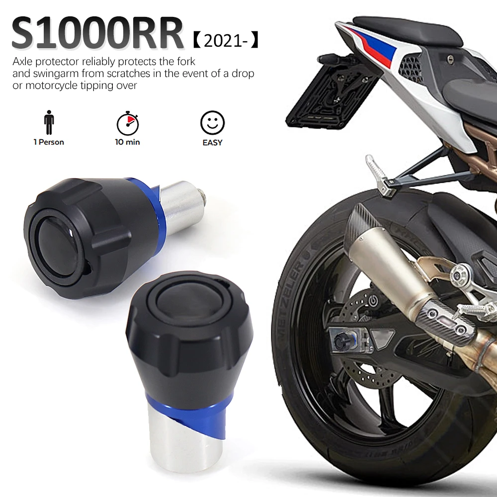 New Motorcycle Accessorie Set For BMW S1000XR S1000RR Front Axle Slider Wheel Crash Pads Protector S1000 XR S1000 RR S 1000XR