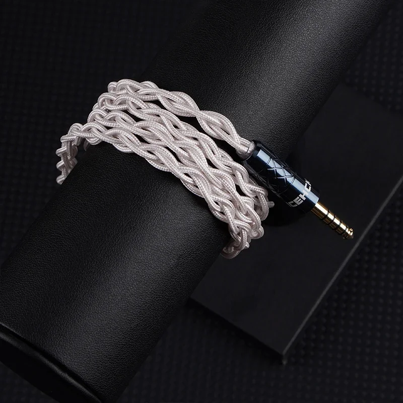 NICEHCK SnowAg 4N 순은 HiFi 이어폰 IEM 케이블 3.5/2.5/4.4mm MMCX/2Pin for Monarch MK4 Top Pro Hor…