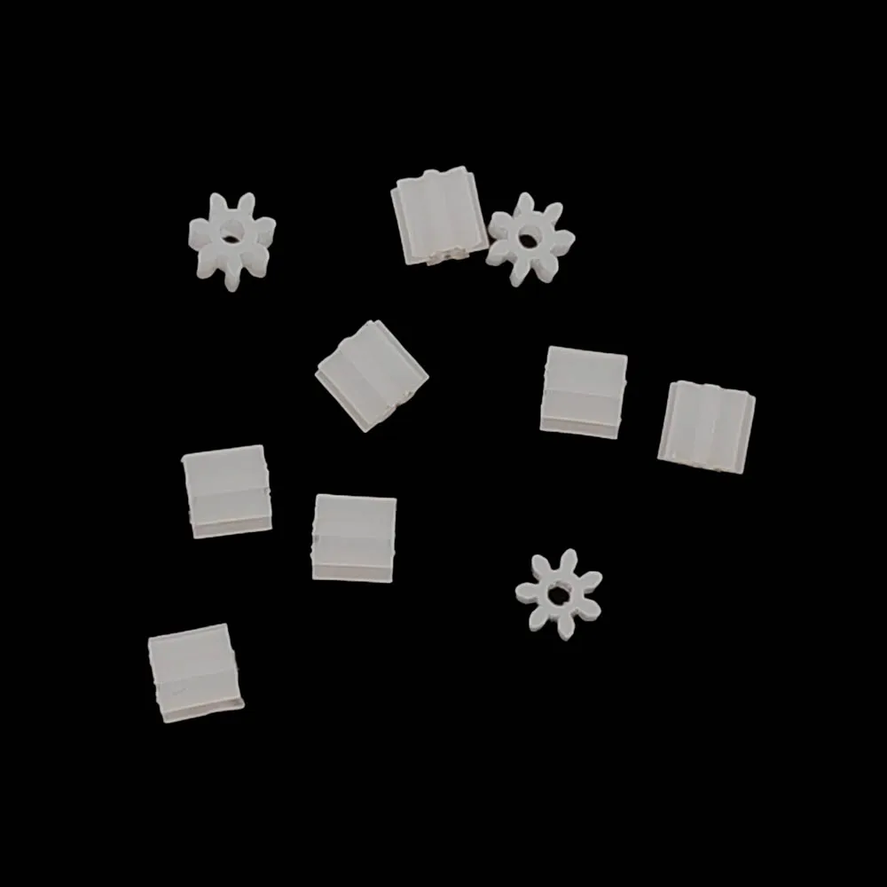 

70.8A 0.3M Toy Helicopter Gear 7 Teeth 0.78mm Pinion Drive Small Plastic Steering Gear UAV Model Toy Accessories