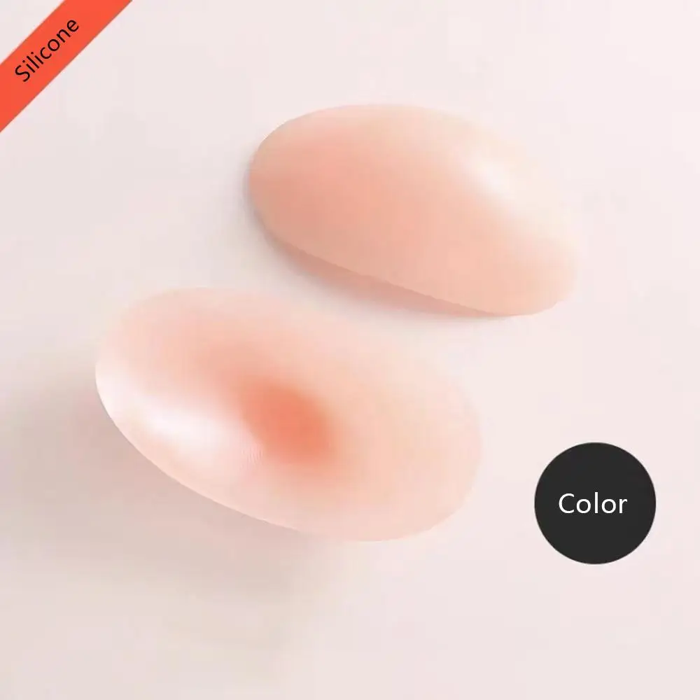 1 par de hombreras invisibles, hombreras de silicona transpirables desmontables, adhesivo antideslizante adhesivo adhesivo para mujeres y hombres, ángulo recto