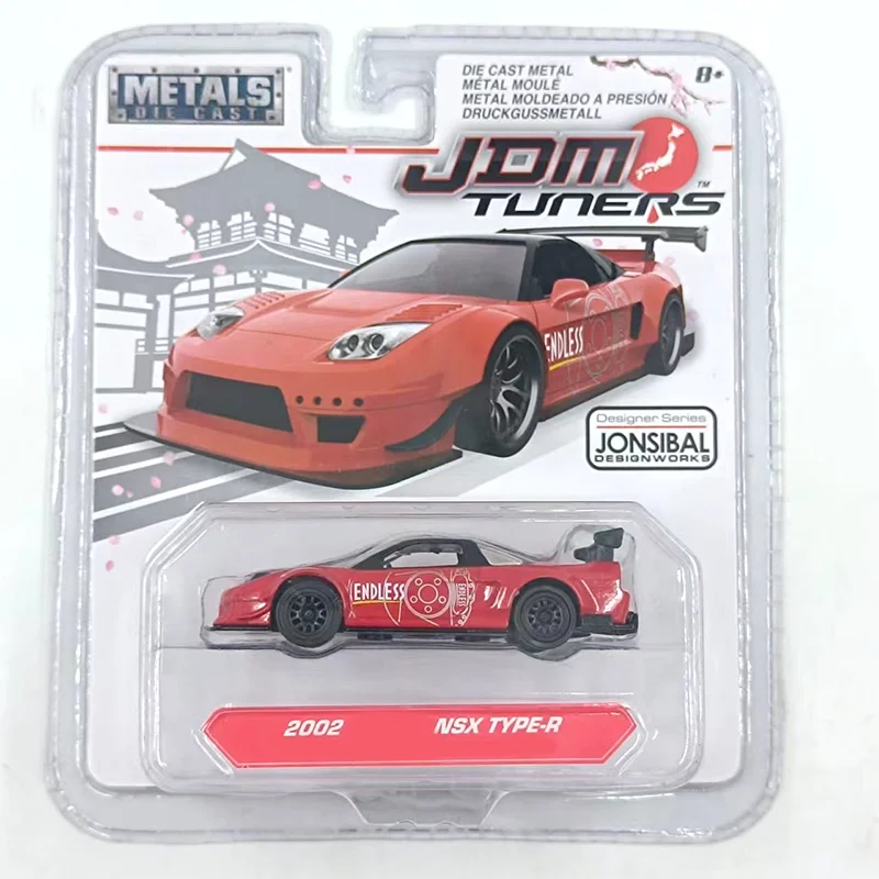 JADA Diecast 1:64 Scale NSX TYPE-R Alloy Sports Car Model Finished Product Simulation Toy Collection Gift Static Model Souvenir