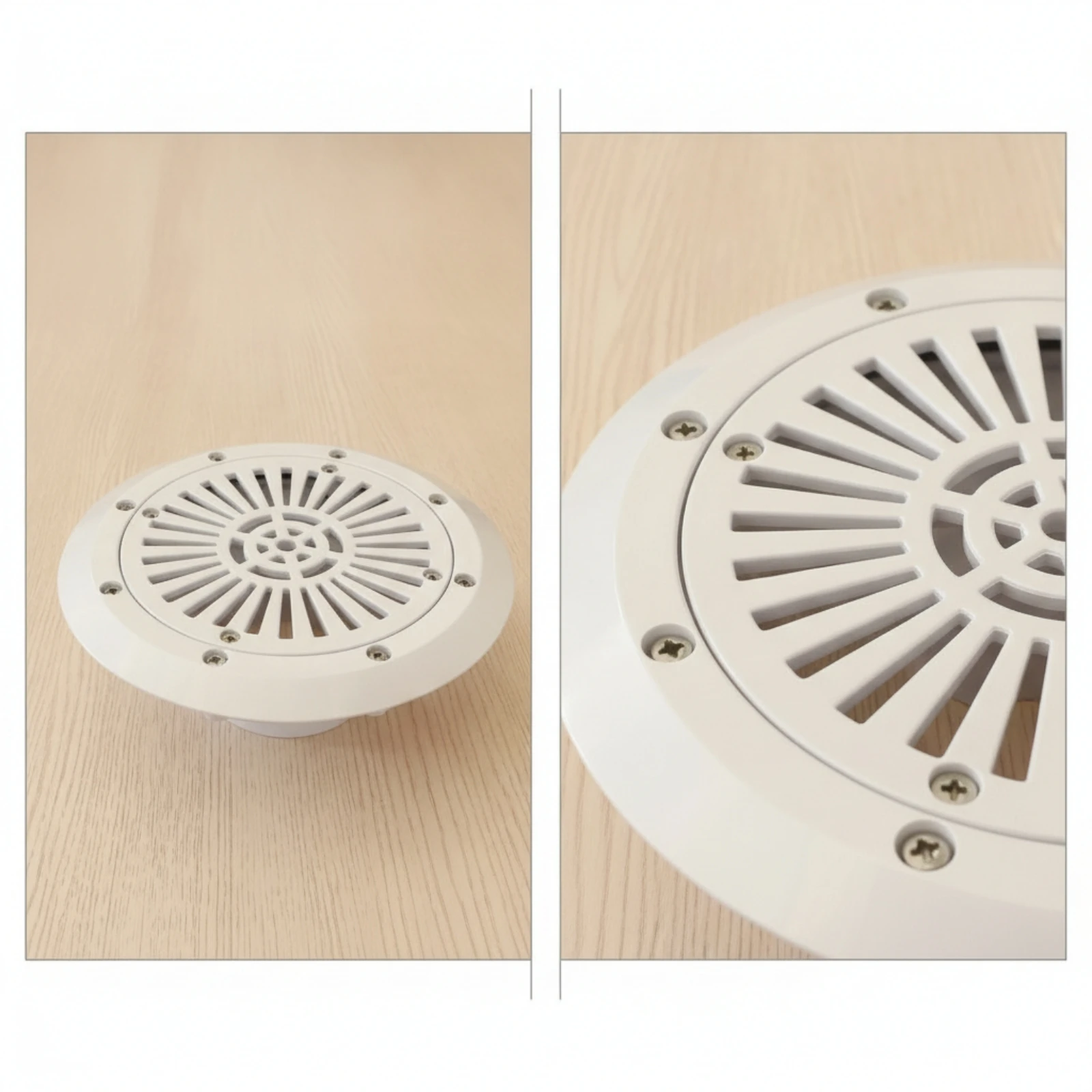 Drain Fitting with Grille Molded Pool Drain with Slotted Cover Pond Outlet with Flange Heavy Duty Rustproof for Aquaculturists