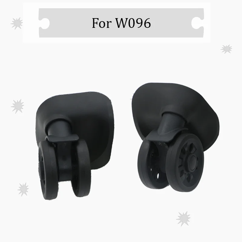 

For W096 Luggage Replacement Wheels Ultra-Quiet Design Anti-Slip, Wear-Resistant Rubber Universal Swivel Casters