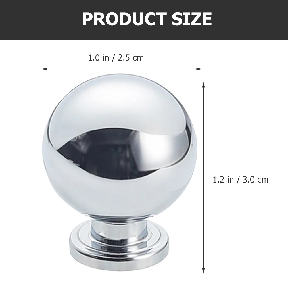 

Brass Handle Drawer Knobs for Dresser Drawers Cabinet Handles Round Solid Wardrobe Door Cupboard