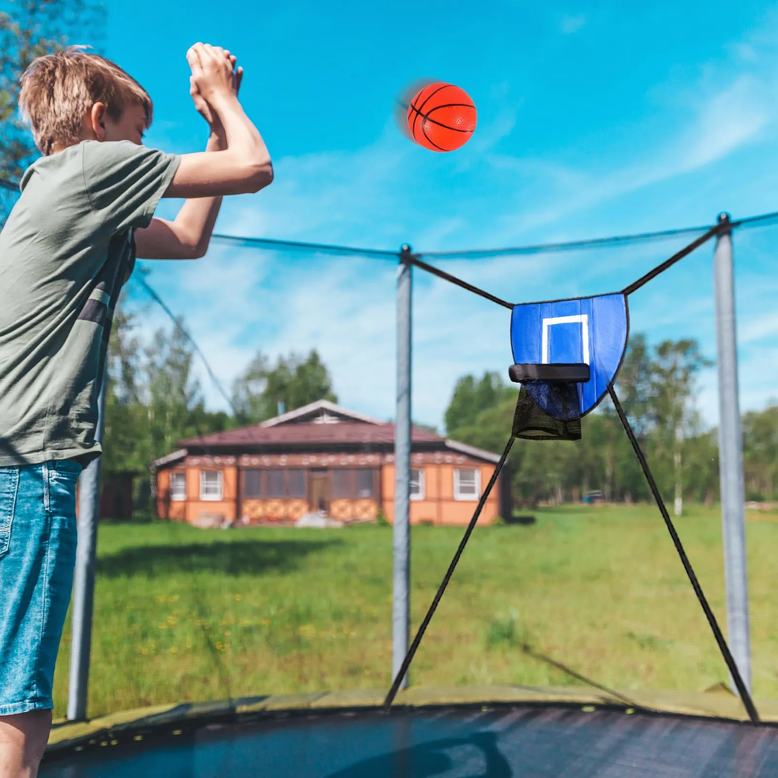 

Children's wall mounted non porous foldable basketball stand indoor and outdoor activity basketball stand with basketball Hoop