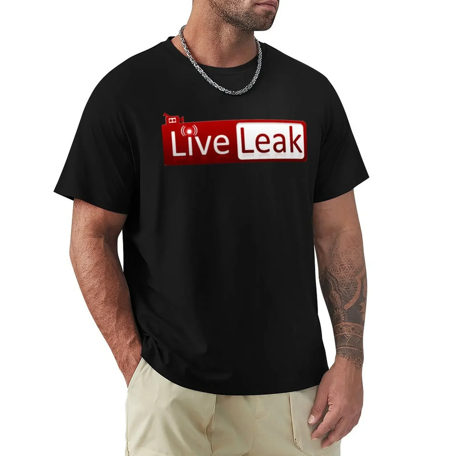 

Live Leak Website T-shirt sports fans new edition anime clothes slim fit t shirts for men