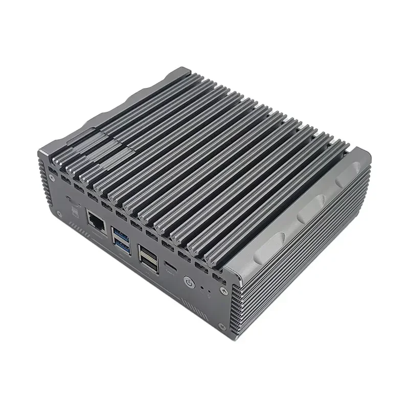 Manufacturer Direct Fanless Soft Router Mini PC Multi-Port High Heat Dissipation Firewall Device