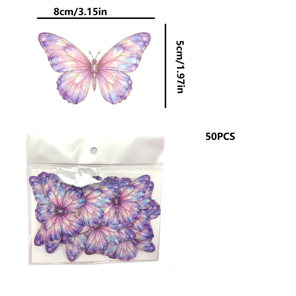 For Birthday Parties 3D Butterfly Decals Vibrant Wall Art Lifelike Butterfly Shapes Pre Attached Double Sided Tape