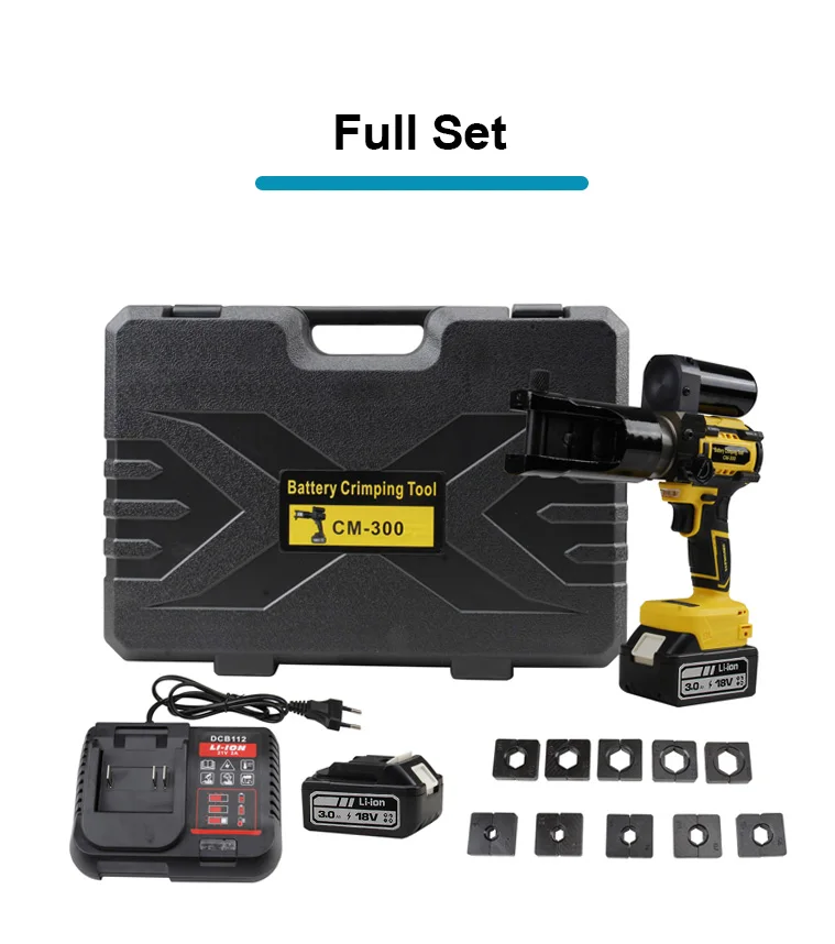 

CM-300 Hydraulic Crimping Tool Crimping Machine Power Crimper for Cu Al Cable