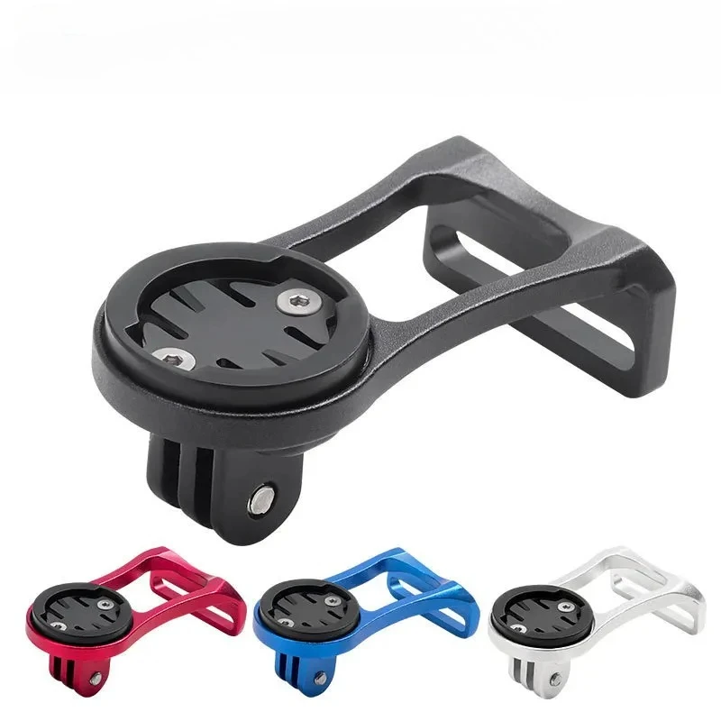 Bicycle Stem Mount - Alloy Fiber Bracket for Garmin/Bryton/Cateye, Shockproof Headlight & Computer Holder for MTB/Road Bike