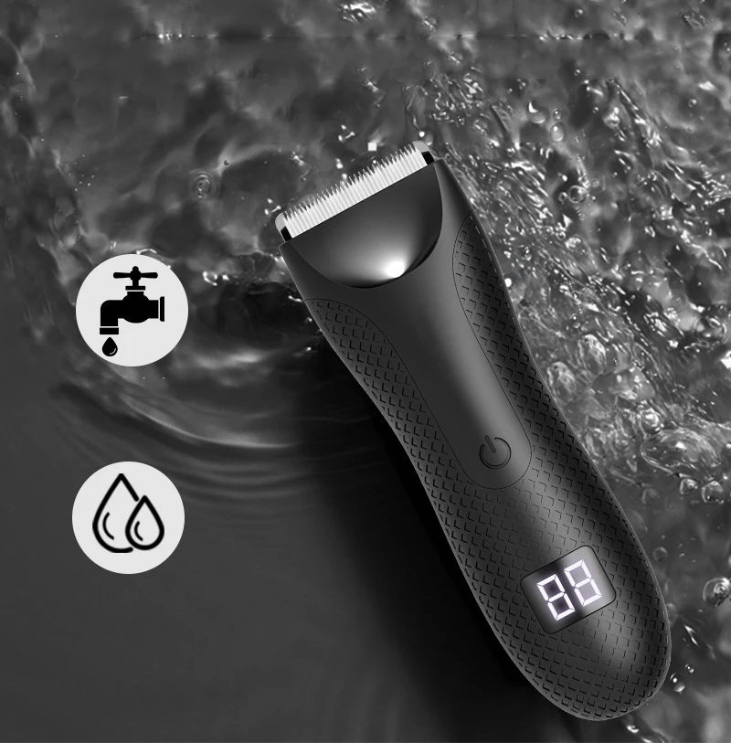 Electric Body Trimmer Menscape Shaver for Men Women Groin and Ball Shaver Bikini Grooming Male Privates Hair Clipper