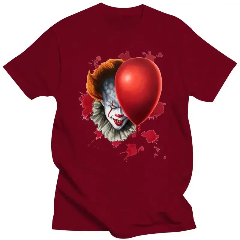 Mens Clothing  Authentic Horror Clown Pennywise Unique Fashion Mens Womens Men Tops Tee T Shirt  Trends Tops T-Shirt