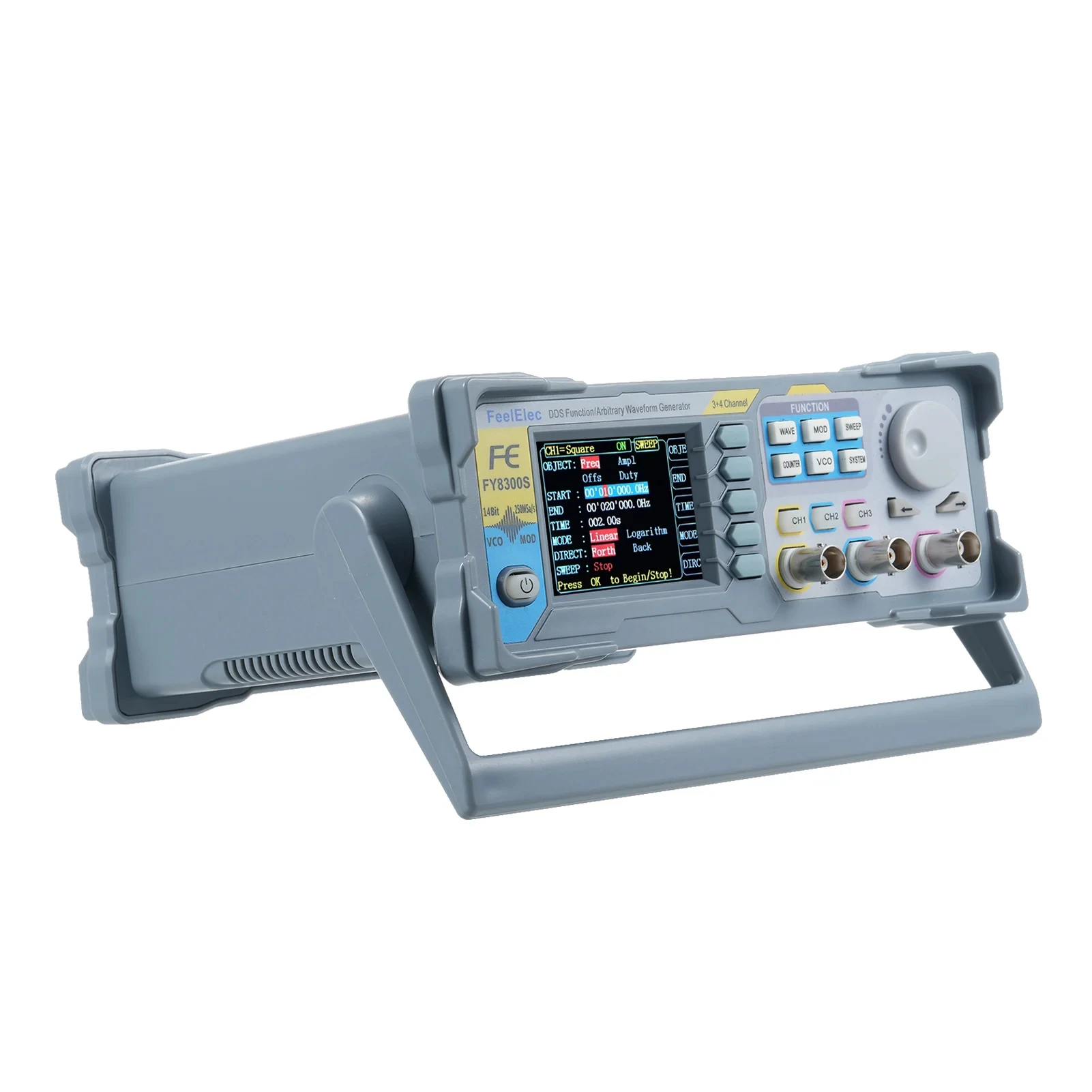 FY8300S 20M 40M 60M 3 Channel DDS Function Signal Arbitrary Waveform Generator 4 TTL Frequency Sweeper Output Meter Counter