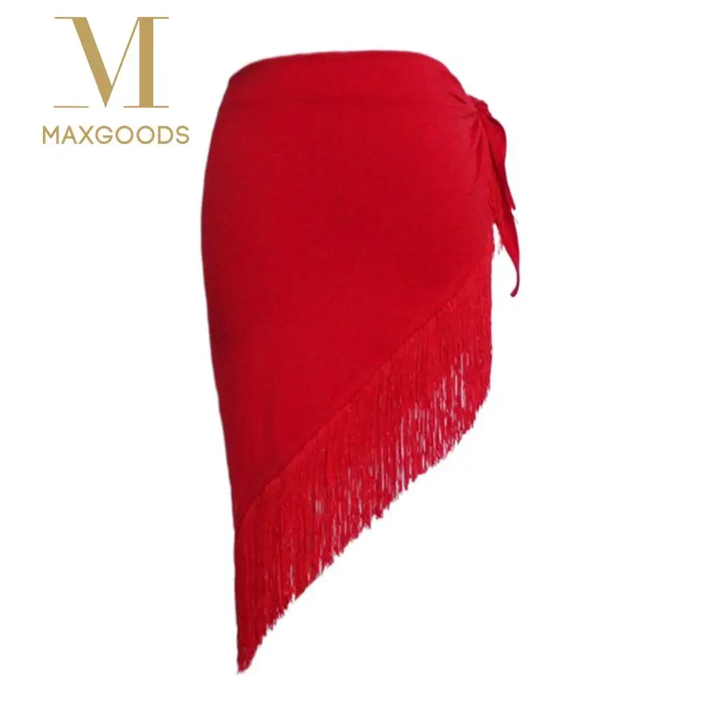 أزياء شرابة الرقص الشرقي وشاح الورك البوهيمي ليوبارد طباعة المرأة حزام تنورة راقصة تنورة تظهر ازياء