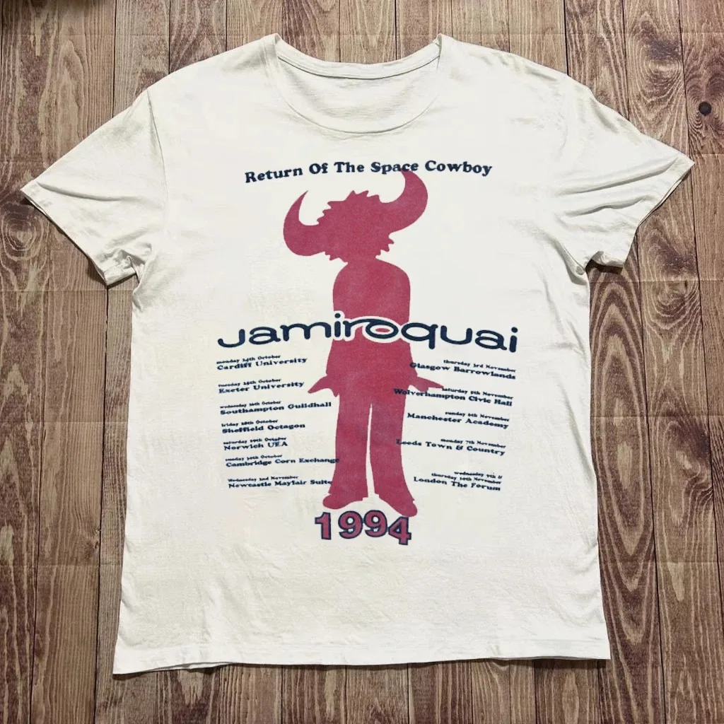 Jamiroquai Band Graphic REPRINT T-shirt Vintage High Street Sports