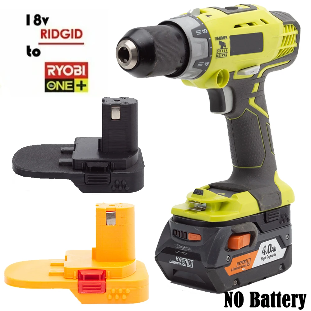 

Battery Adapter Converter For Ridgid AEG 18V Lithium to for Ryobi ONE+18V Cordless Tools (Not include tools and battery)