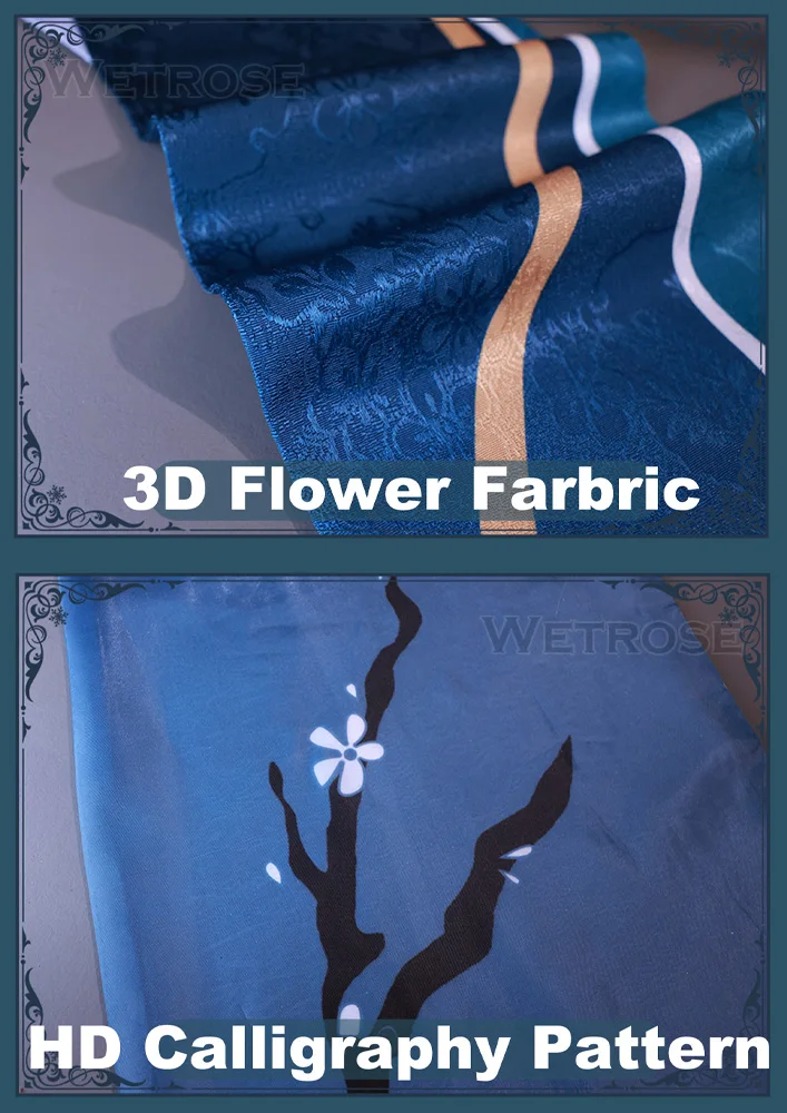 [Wetrose]Ruan Mei Honkai Star Rail Cosplay Costumes Qipao  زي تنكري روان مي ، قضيب نجوم هونكاي ، طقم كامل ، شعر مستعار ، طراز تشيباو ، العام الجديد ، الهالوين ، متوفر