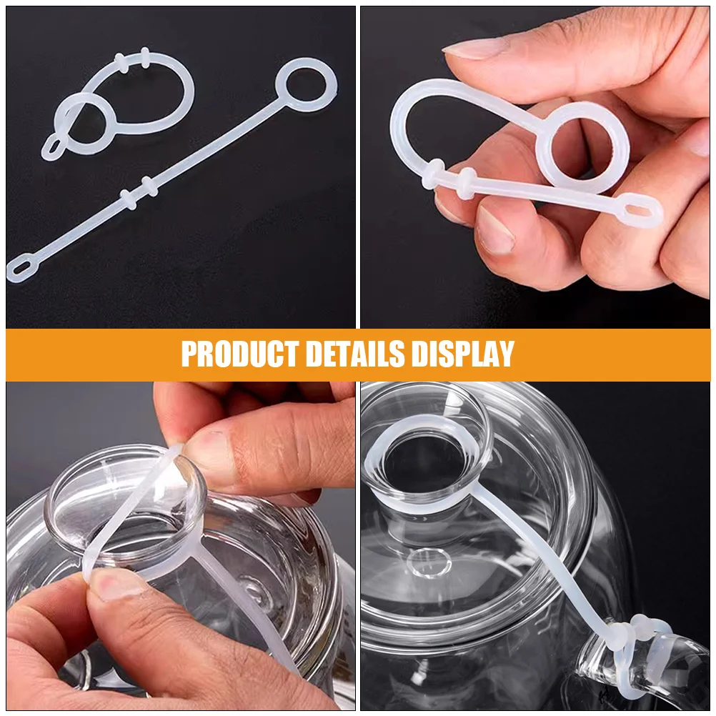 

2 шт., силиконовая веревка для крышки чайника, эргономичная защитная ручка для чайника ручной работы, веревка, аксессуар для бытового чайника, поставка ручной работы