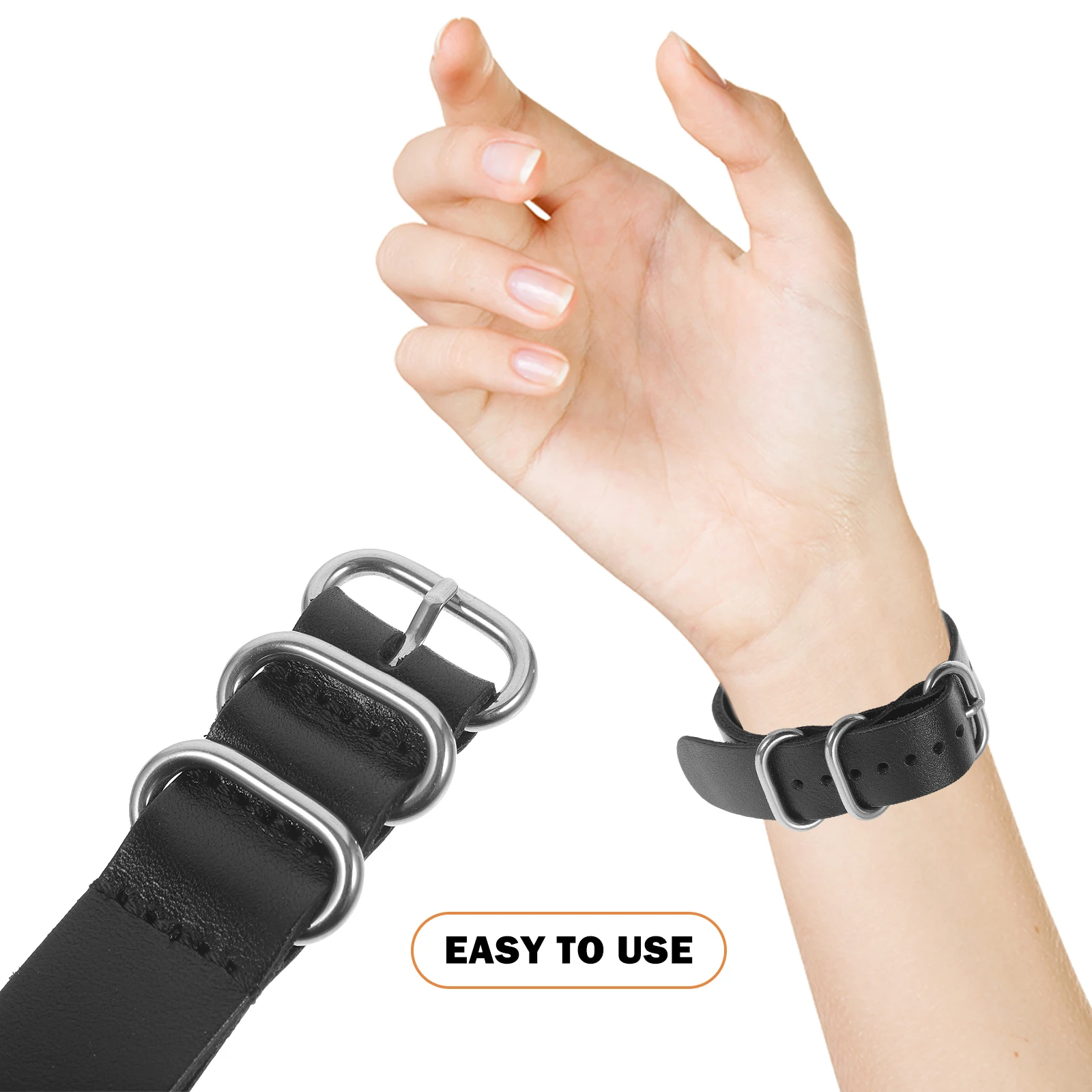 

20Mm Watch Band Strap Replacement For Men Women Durable Skin-Friendly Design Easy Install Gift