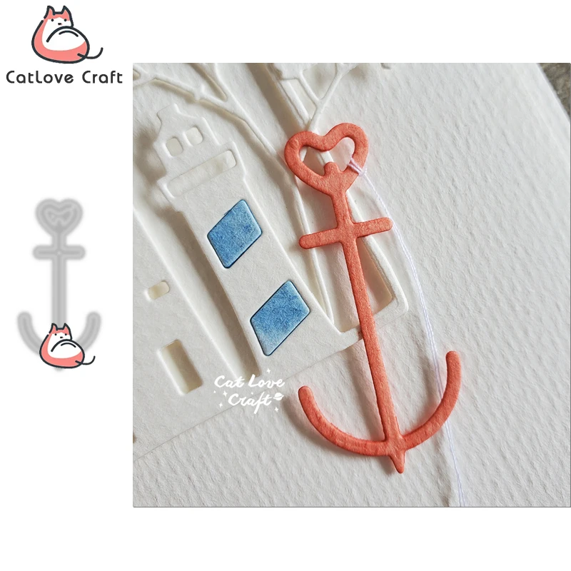 Catlove Anchors Metal Cutting Dies Scrapbooking Mold Knife Stencil Die Cuts Card Making DIY Craft Embossing New Dies For
