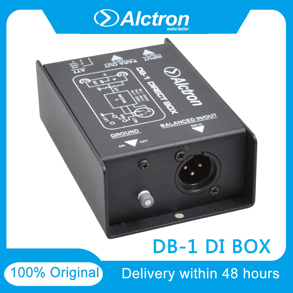 

Alctron DB-1 DI BOX Used In Stage Performance Firm,Fashion, Lightweiht And Portable, Easy To Operate