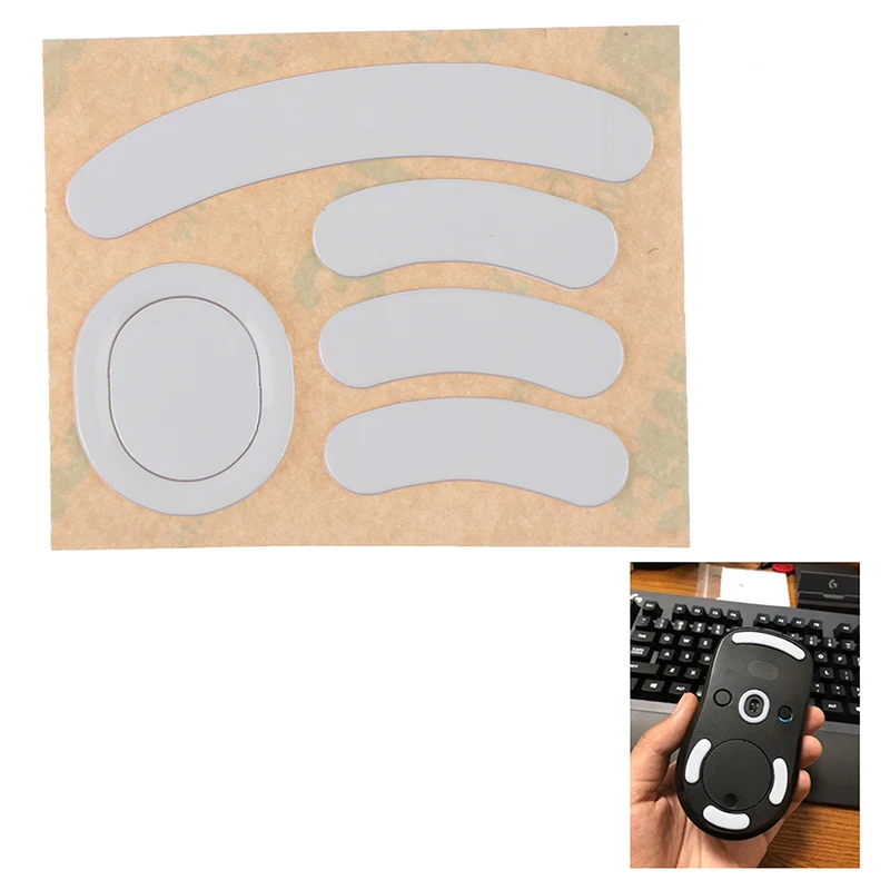 

1 Set Wireless Mouse Feet Arc Edge Mouse Skates For G Pro Mouse White Mouse Glides Curve Edge