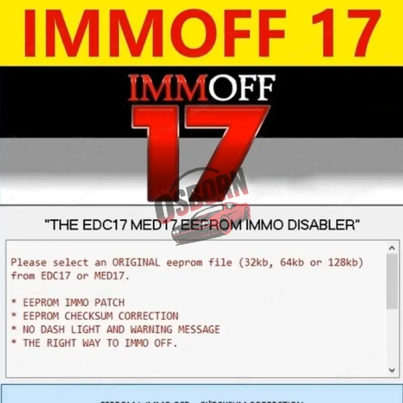 أحدث برنامج IMMOFF17 لعام 2025 EDC17 Immo Off Ecu Program Immoff17 + keygen مجاني + تثبيت الفيديو + تساعد مجاني في التثبيت #2