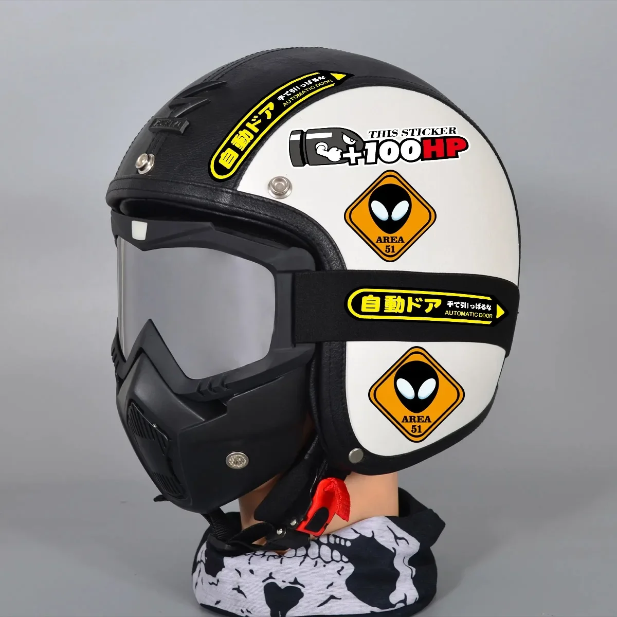 Cartoon Funny No Face Man Odblaskowa naklejka samochodowa JDM Motocykl Skuter Nadwozie Okno Przednia szyba Korek zbiornika paliwa Naklejki na tylny bagażnik — zdjęcie 3