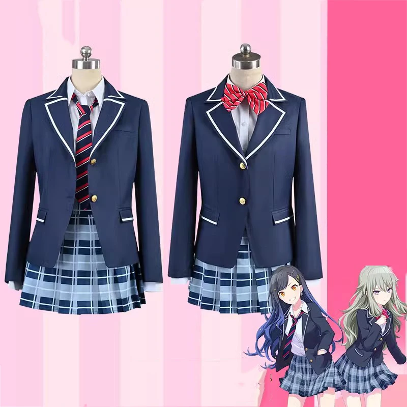 Game Project Sekai Colorful Stage Shiraishi An Kusanagi Nene Cosplay Costume Women High School Uniforms Halloween Party Suits