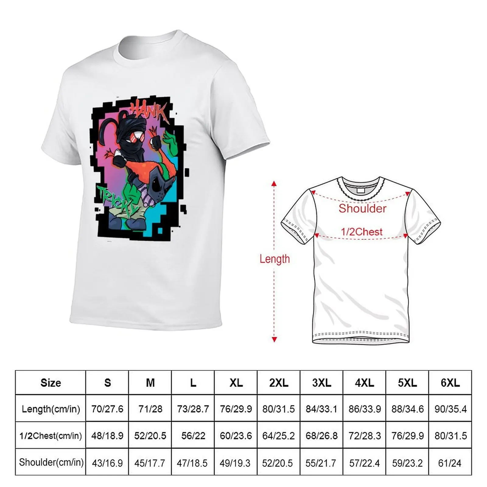 fnf mc hank and tricky graffiti T-Shirt sports fans sublime tshirts for men
