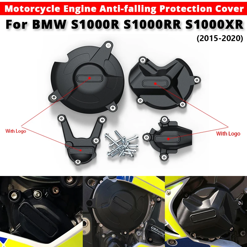 

For BMW S1000R S1000RR S1000XR 2015-2020 Motorcycle Engine Anti-falling protection Cover slip on BMW S1000R S1000RR S1000XR